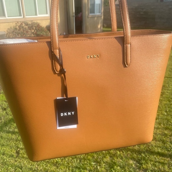 - Brown DKNY large tote bag , NWT​ - Picture 5 of 16
